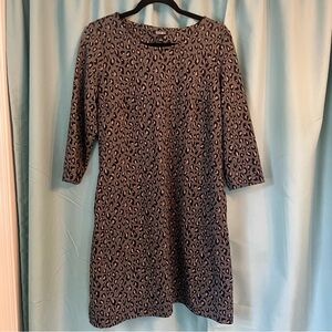 Original Nicole Miller cheetah print dress with pockets!